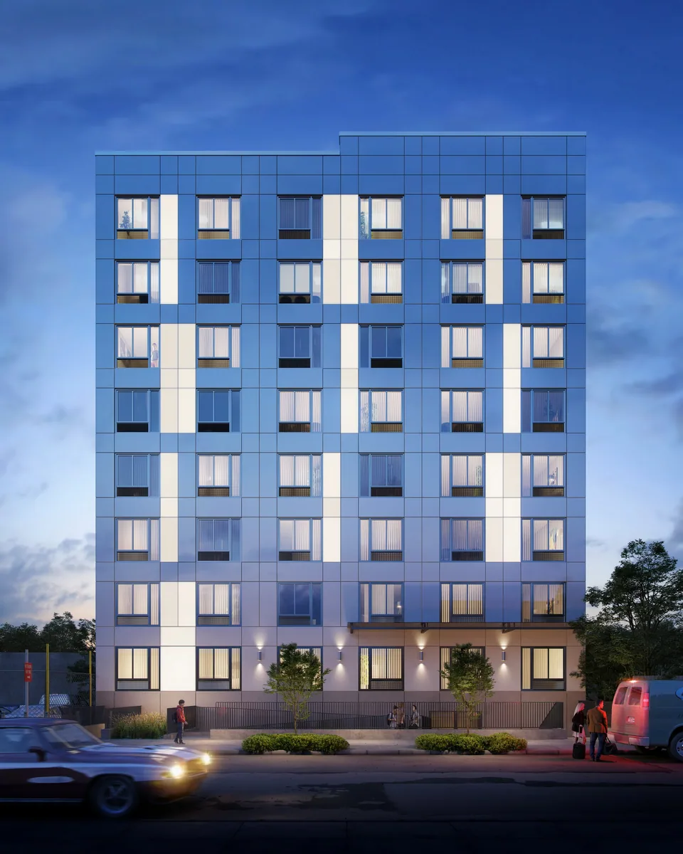 Architectural rendering of 23-15 39th Avenue, a residential project in New York, NY – BOGZA