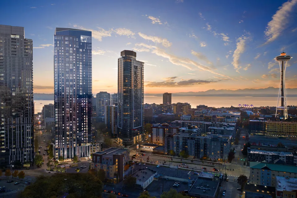 Exterior rendering of Solane, a residential project in Seattle, WA – BOGZA